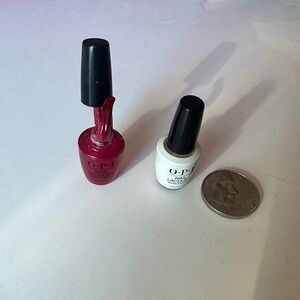 OPI Bold Red and Classic White Nail Polish Duo toy ulta beauty mini brands